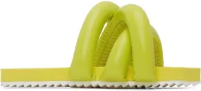 Marshall Columbia SSENSE Exclusive Green Yume Edition Tyre Slides