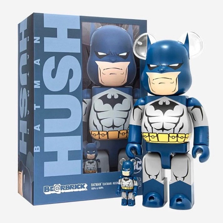 MEDICOM BEARBRICK DC Batman Hush Version 400% + 100%