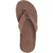 Men's Chaco Classic Leather Flip Color: Dark Brown