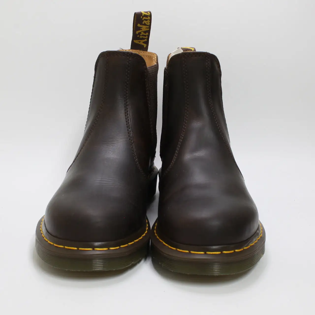 Mens Dr. Martens 2976 Chelsea Boots Dark Brown Crazy Horse