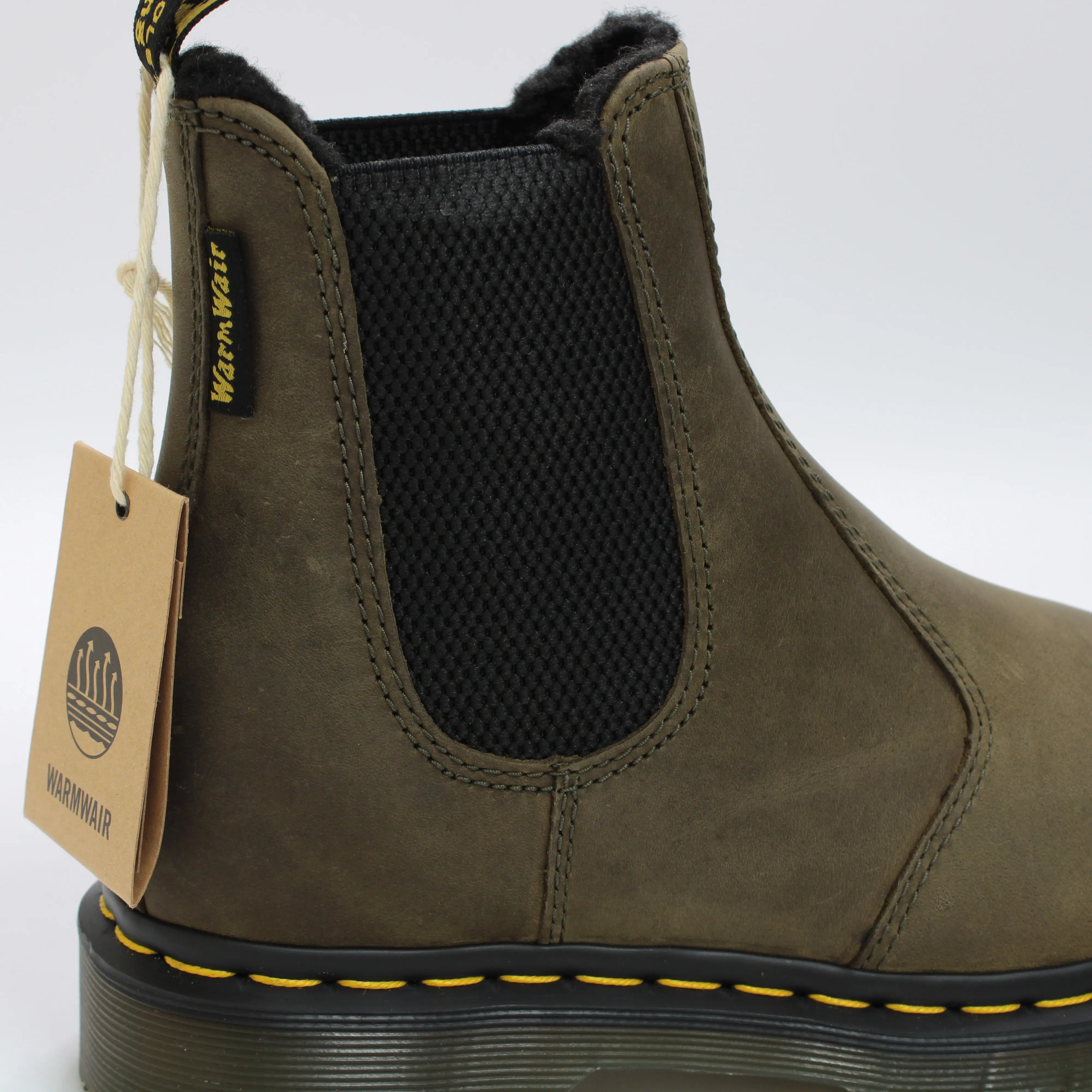 Mens Dr. Martens 2976 Chelsea Boots Olive