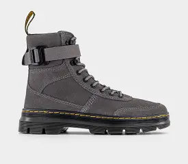 Mens Dr. Martens Combs Tech Boots Gunmetal Eh Suede