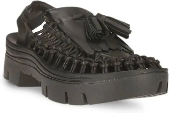 Noir Kei Ninomiya x Keen Uneek tassel-detail sandals Black