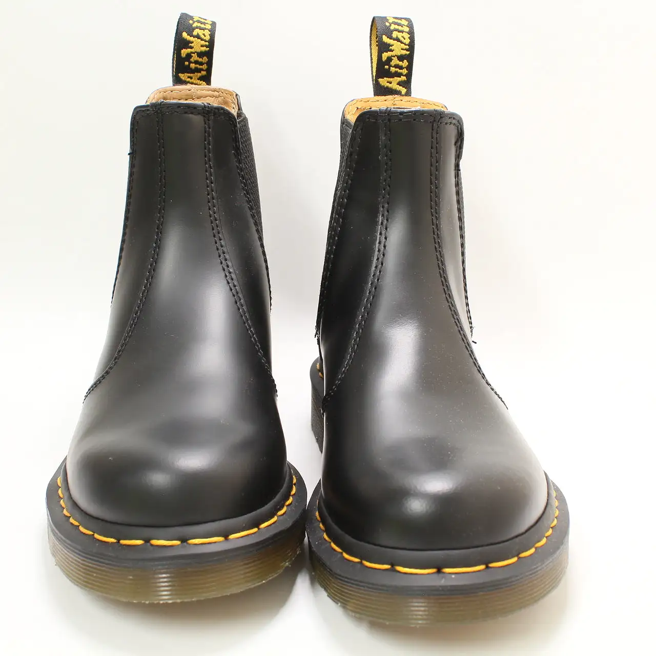 Odd Sizes - Womens Dr. Martens 2976 Chelsea Boot Black Leather - UK Sizes Right 4/Left 3