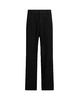 Pantalone Uomo Calvin Klein Wool Optic Relaxed Wide Pant Nero