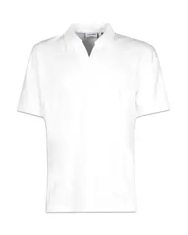 Polo Uomo Calvin Klein Smooth Cotton Open Placket