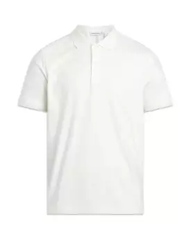 Polo Uomo Calvin Klein Smooth Cotton Slim Egret