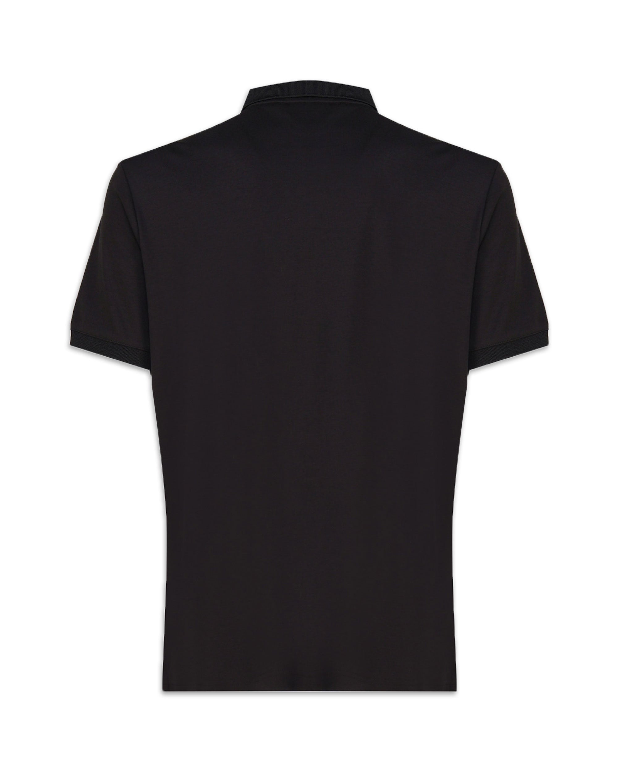 Polo Uomo Calvin Klein Smooth Cotton Welt Zip Nero