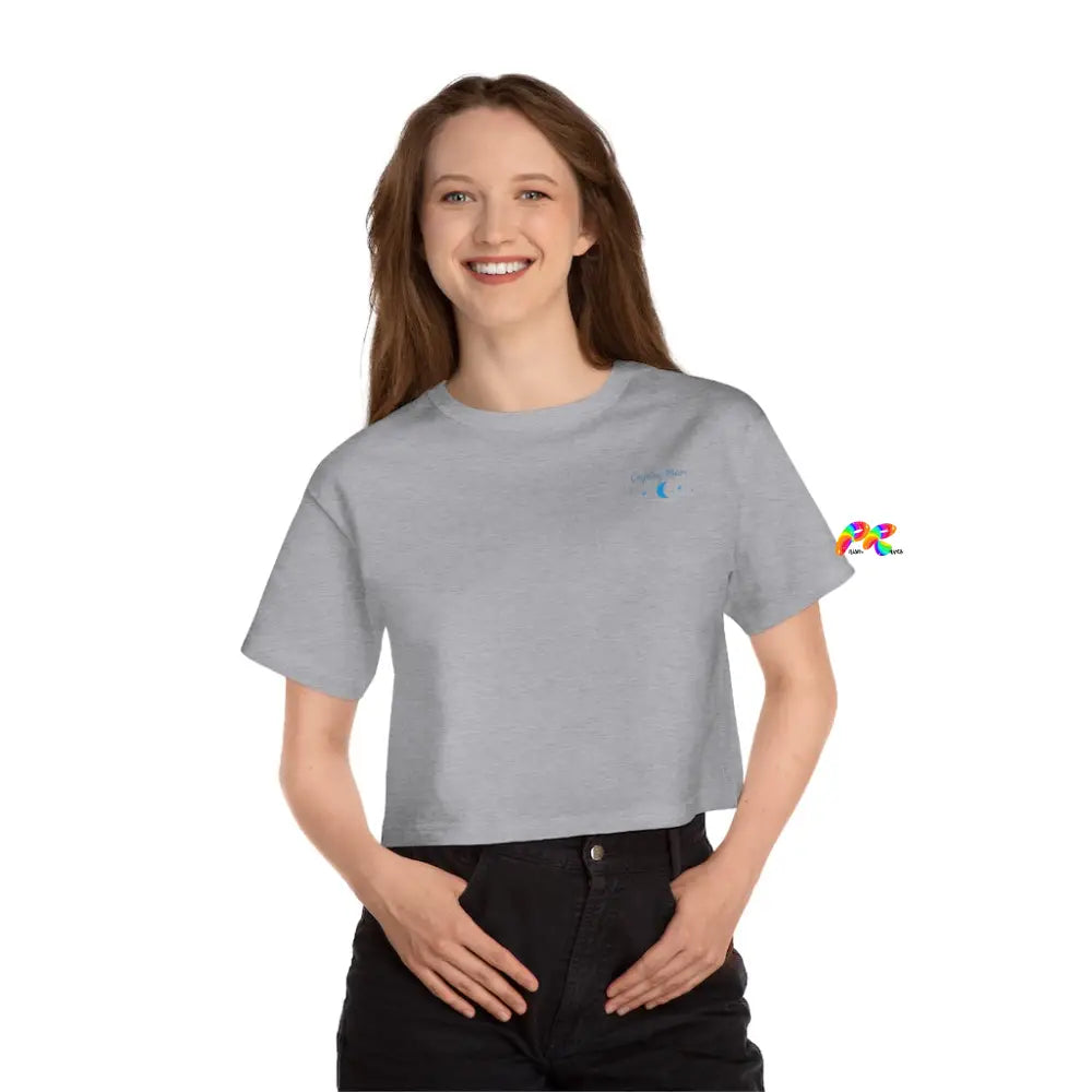 Rainbow Spider Champion Crop T-Shirt