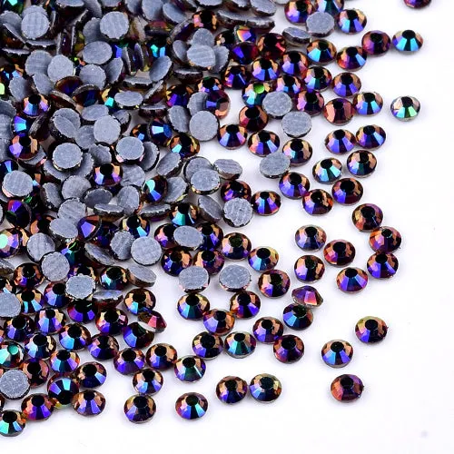 Rhinestones, Hot Fix, Iron On, Black Diamond AB, DMC Rhinestones, SS6