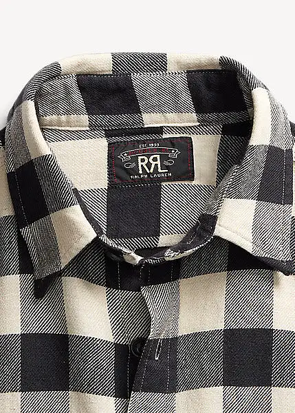 RRL Buffalo Check Twill Workshirt