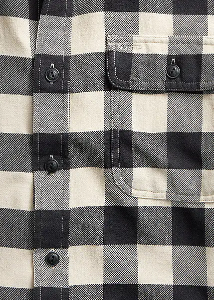 RRL Buffalo Check Twill Workshirt