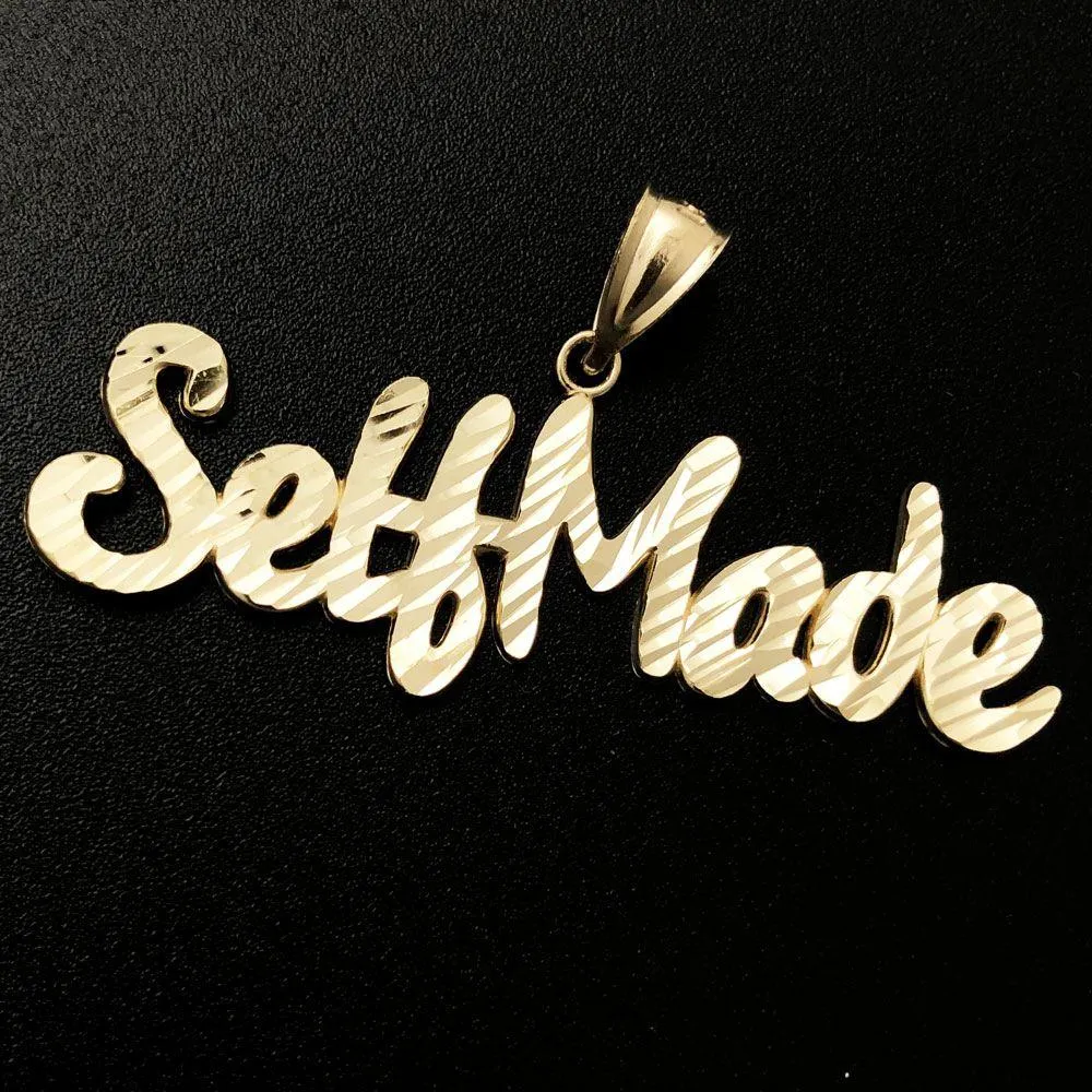 Self Made DC 10K Yellow Gold Pendant