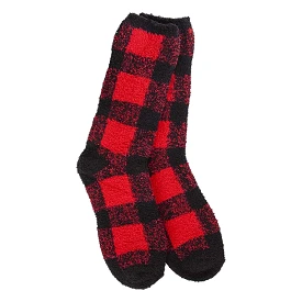 Soft & Cozy Buffalo Check Socks