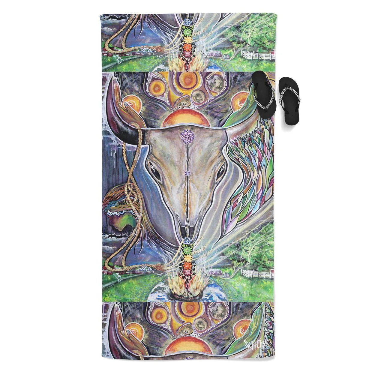 SPIRIT OF THE BUFFALO PREMIUM TOWEL