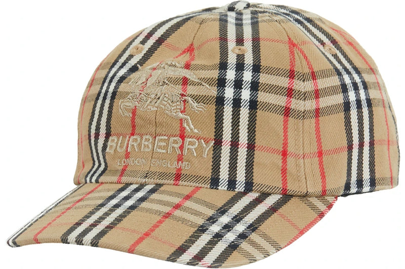 Supreme Burberry Denim 6-Panel