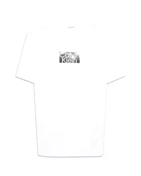 T-Shirt Uomo Calvin Klein Cloud Logo Bianco