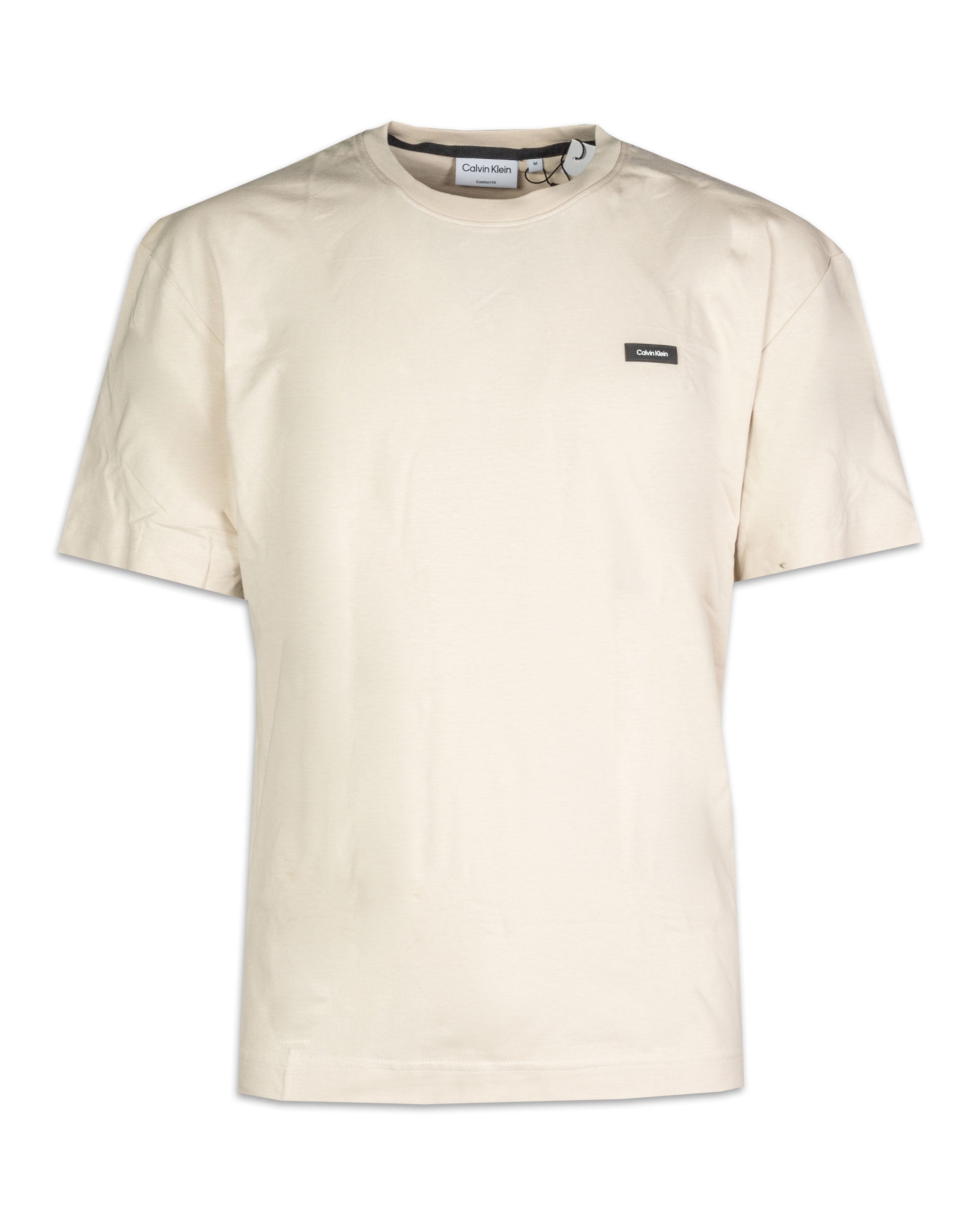 T-Shirt Uomo Calvin Klein Confort Fit Beige