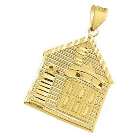 Trap House DC 10K Yellow Gold Pendant