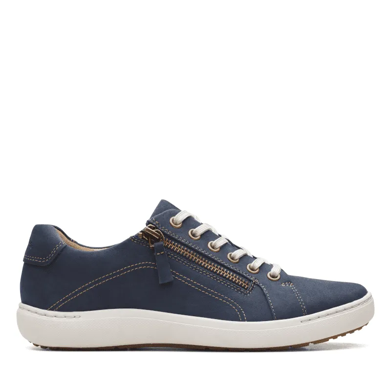 Women’s Clarks Nalle Lace – Navy Nubuck