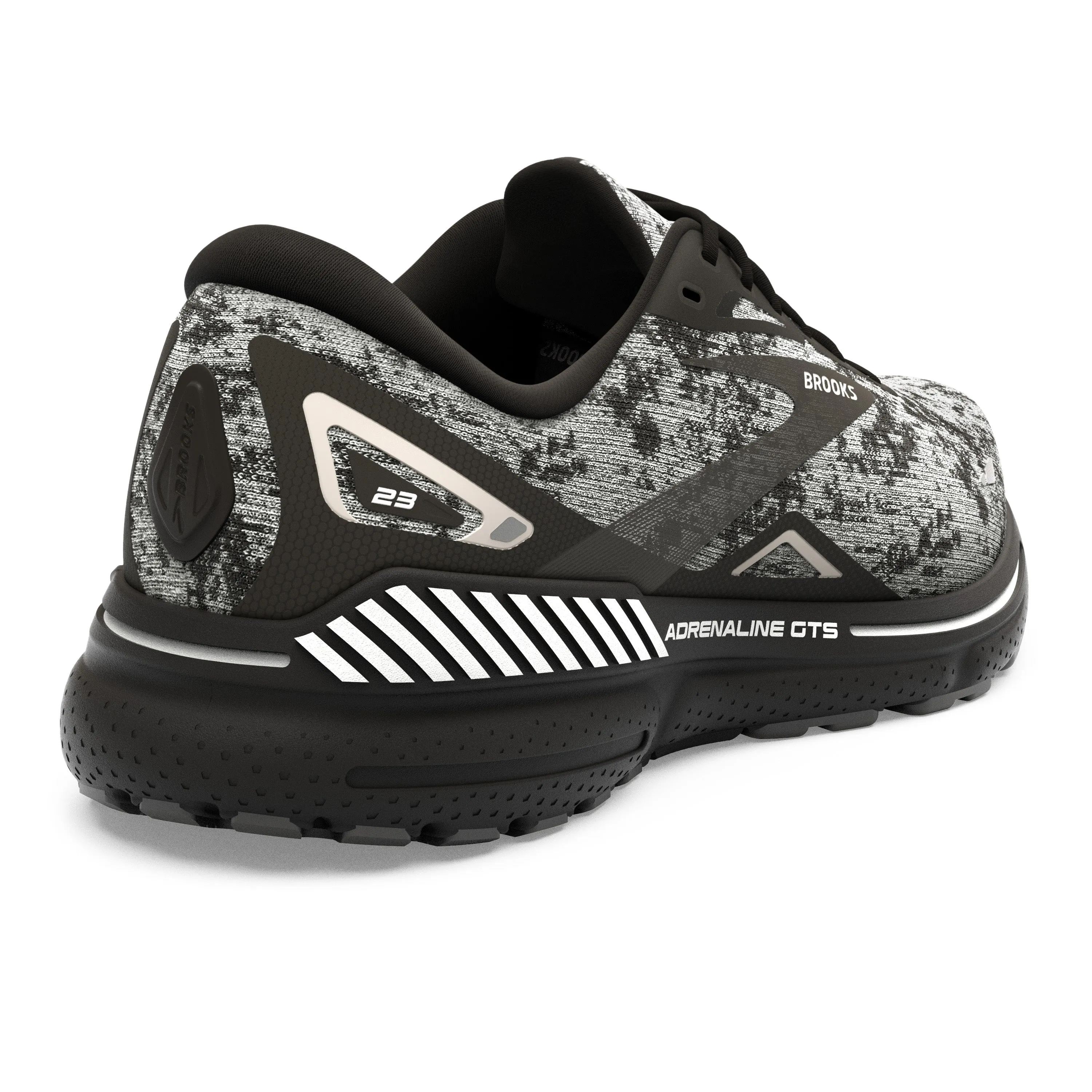 Women's Brooks Adrenaline GTS 23 1203811B135 Color: White/Grey/Black