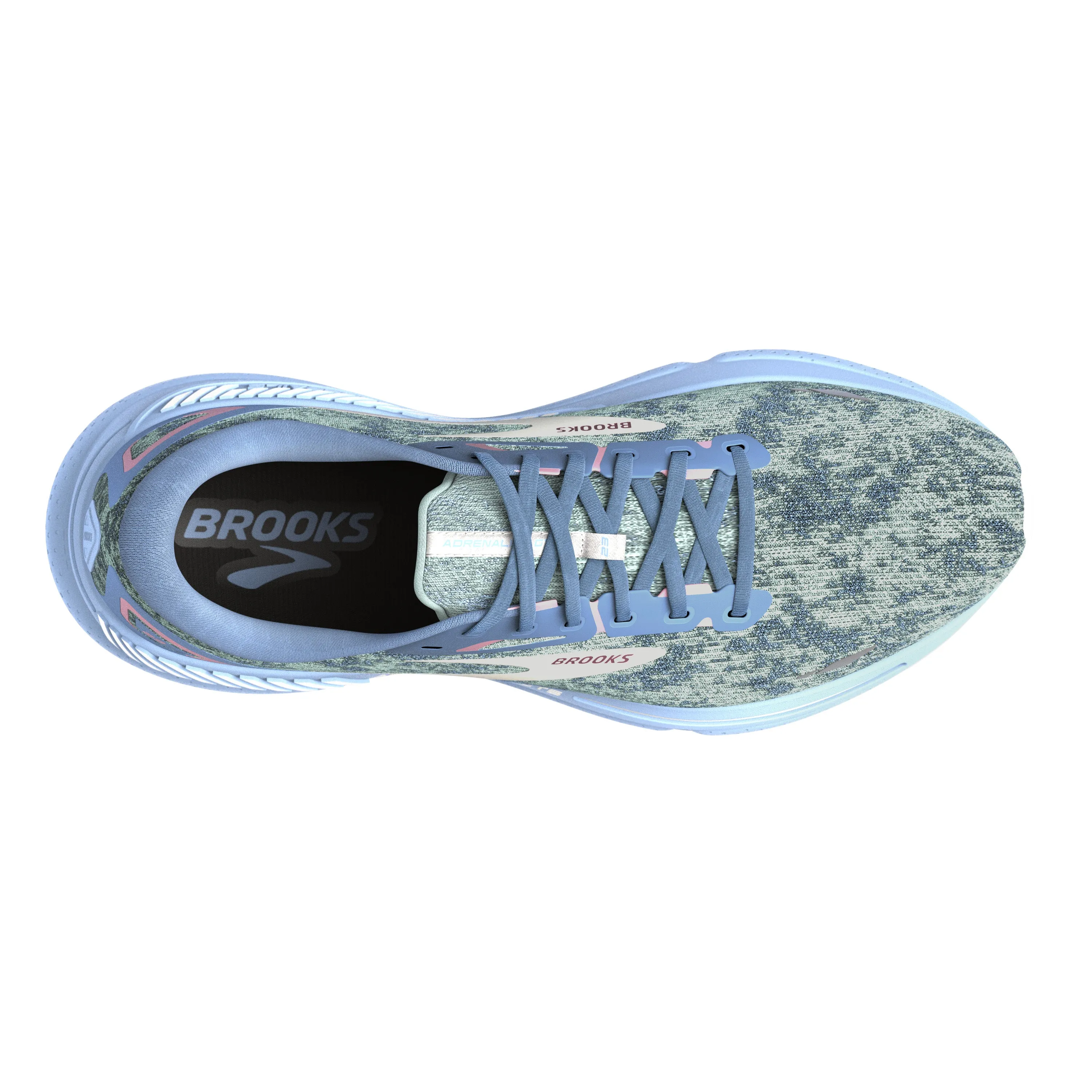 Women's Brooks Adrenaline GTS 23 1203811B493 Color: Blue/Open Air/Pink