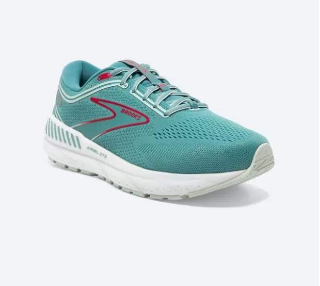 WOMEN'S BROOKS ARIEL GTS 23 1203901D496 COLOR - NILE BLUE/BLUE/BITTERSWEET