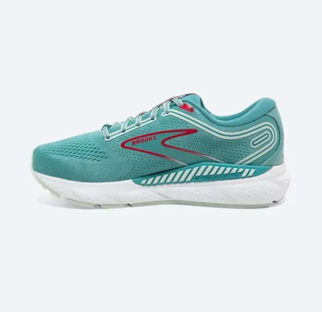 WOMEN'S BROOKS ARIEL GTS 23 1203901D496 COLOR - NILE BLUE/BLUE/BITTERSWEET