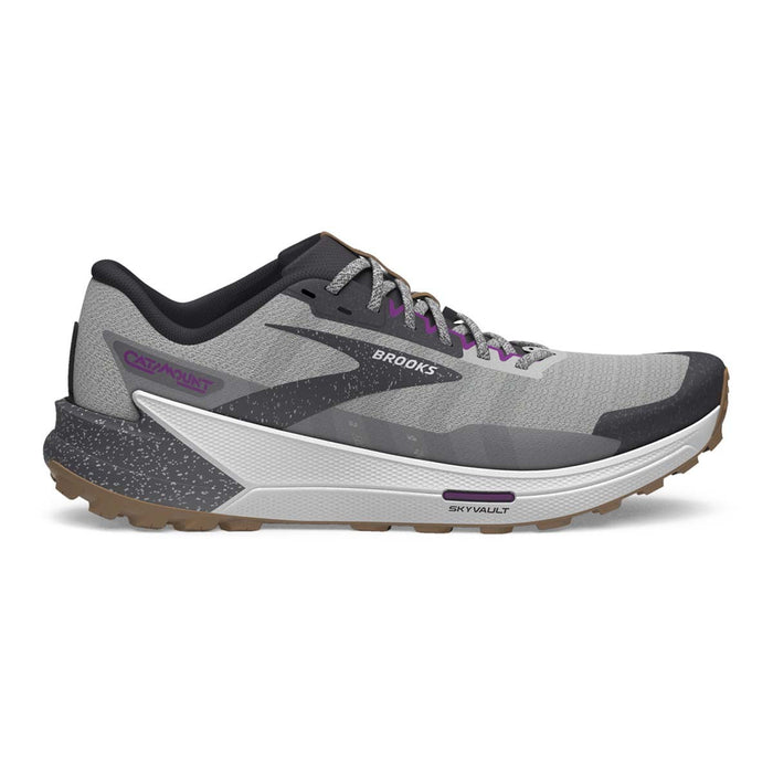 Women's Brooks Catamount 2, Alloy/Oyster/Violet, 11 B Medium