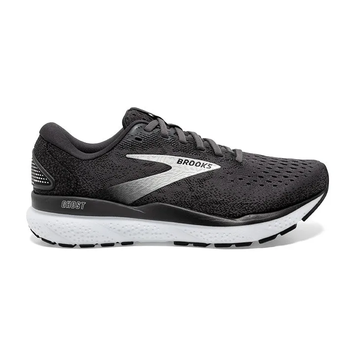 Women's Brooks Ghost 16 Wide 1204071D090 Color: Black/Grey/White