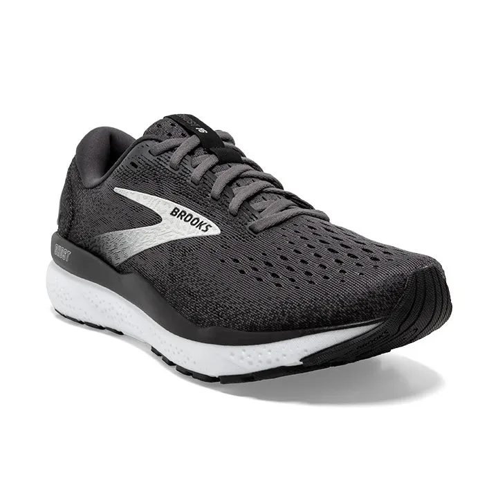 Women's Brooks Ghost 16 Wide 1204071D090 Color: Black/Grey/White