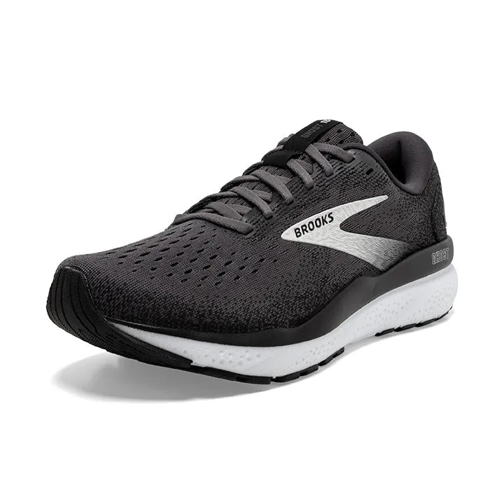 Women's Brooks Ghost 16 Wide 1204071D090 Color: Black/Grey/White