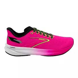 Women's Brooks Hyperion, Pink Glo/Green/Black, 6.5 B Medium