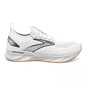 Women's Brooks Levitate StealthFit 6, White/Bran, 9.5 B Medium