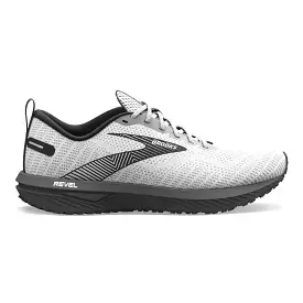 Women's Brooks Revel 6, White/Black, 5.5 B Medium