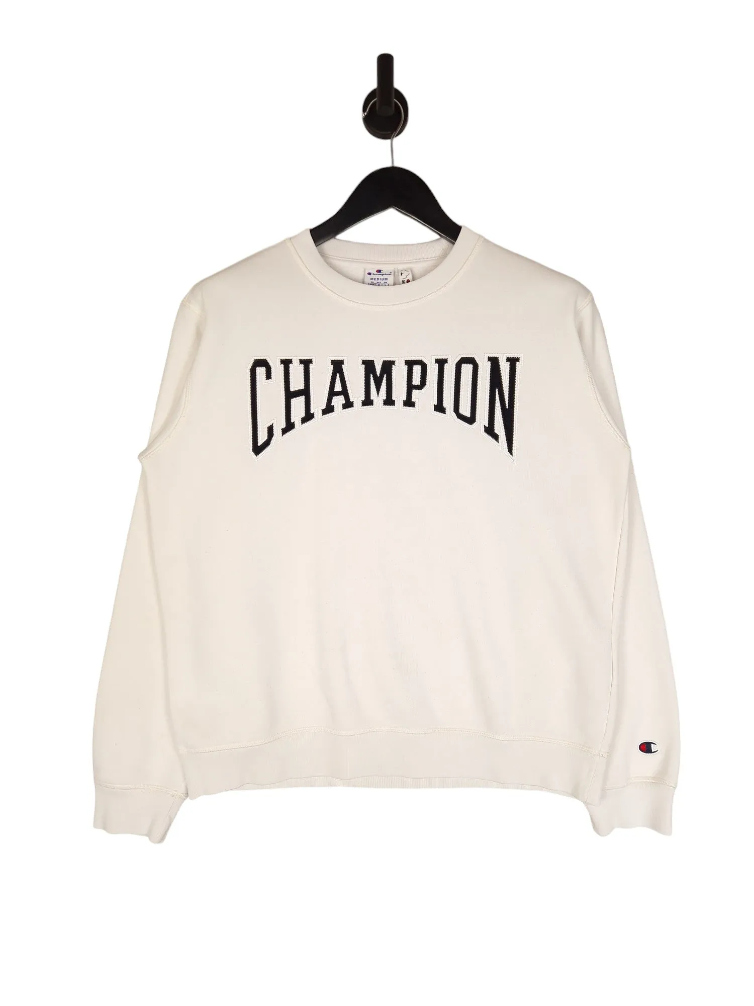 Y2K Champion Spell Out Sweatshirt - Size Medium