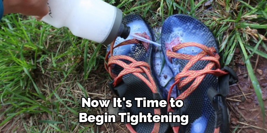 Now It's Time to 
Begin Tightening