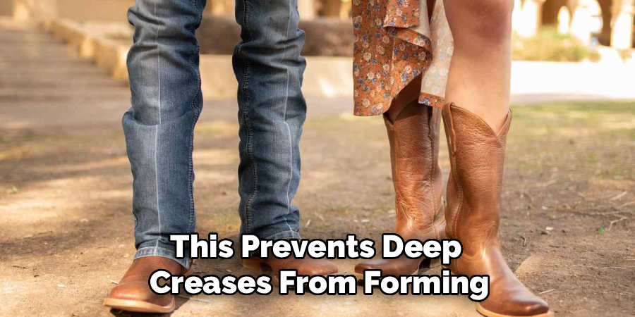 This Prevents Deep 
Creases From Forming